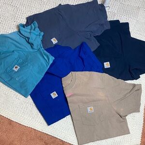 Carhartt Pocket Logo Shirt Lot for wear or craft